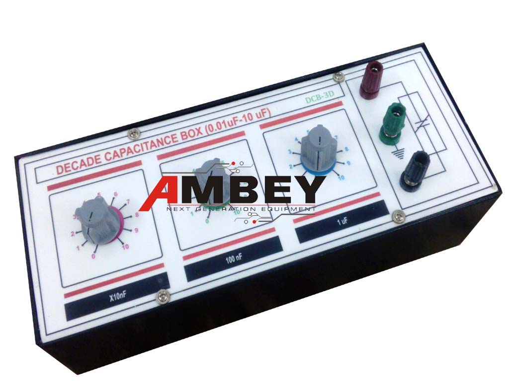 AL-E226B DECADE CAPACITANCE BOX (3 DIAL)