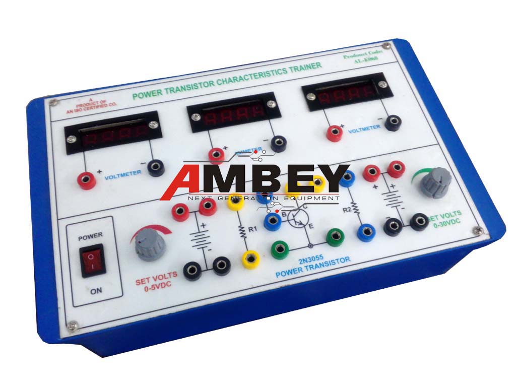 AL-E068 POWER TRANSISTOR CHARACTERISTICS TRAINER (DIGITAL)