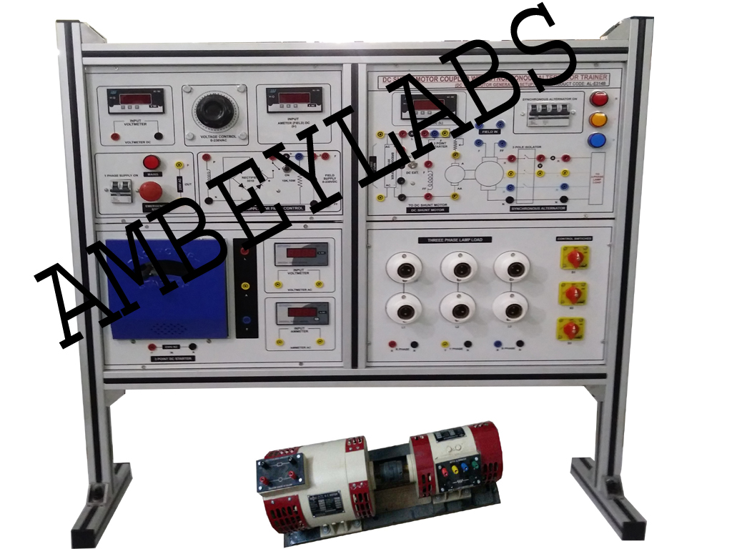 AL-E550B DC SHUNT MOTOR COUPLEDÂ  WITH DC SHUNT GENERATOR