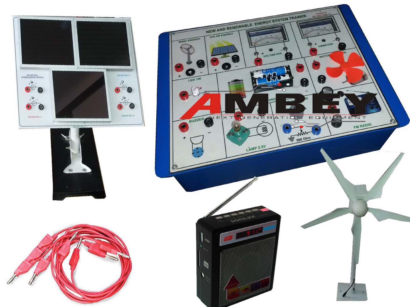 AL-E412 HYBRID ENERGY SYSTEM TRAINER (SOLAR AND WIND)