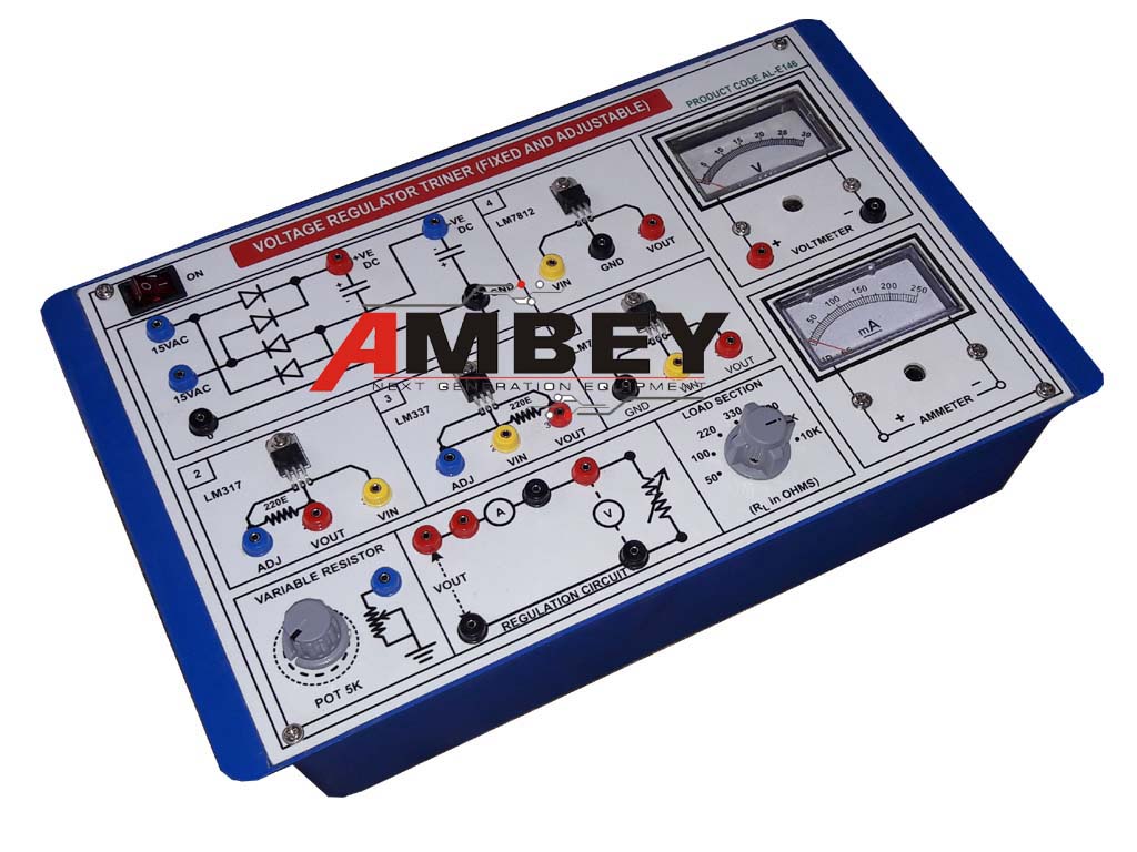 AL-E025E ADJUSTABLE VOLTAGE REGULATOR TRAINER 
