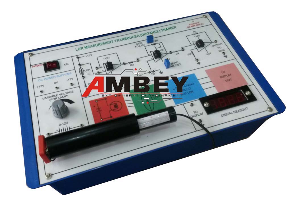 AL-E303 LDR AS DISTANCE MEASUREMENT TRANSDUCER TRAINER