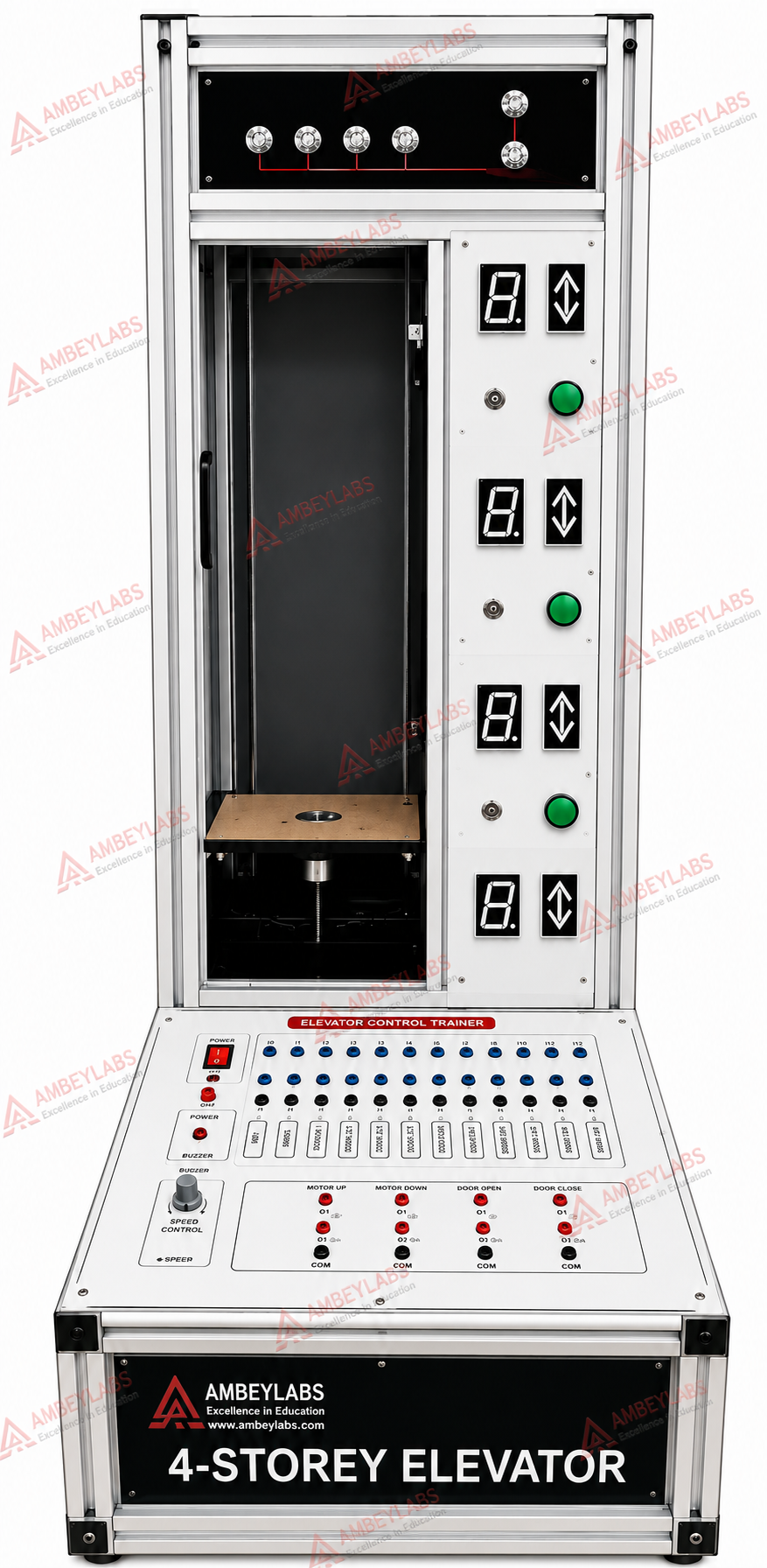 AL-E601B ELEVATOR LIFT CONTROL MODULE BY PLC TRAINER -4 STOREY