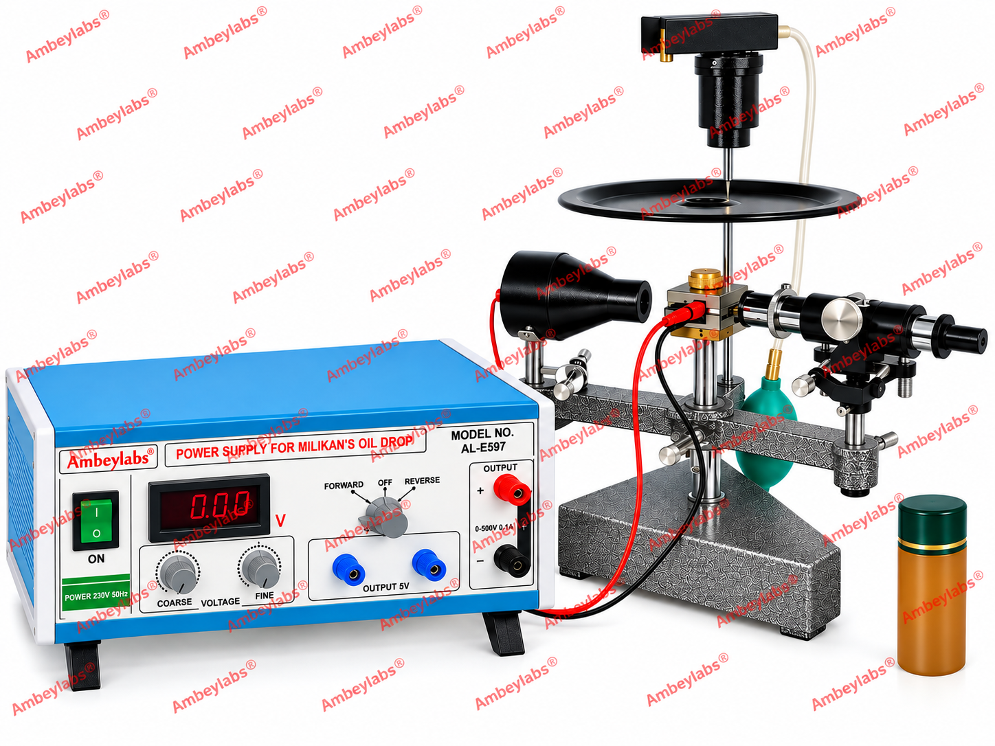 AL-E597 MILLIKAN'S OIL DROP EXPERIMENT SETUP