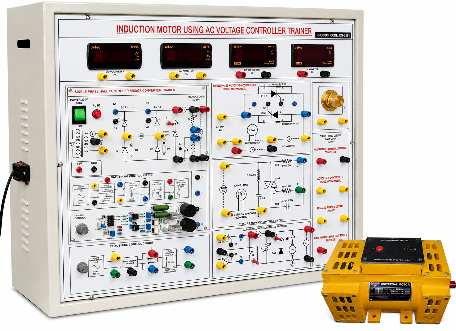 AL-E742 UNIVERSAL MOTOR CONTROL USING AC-DC CONTROLLER (SCR, TRIAC BASED)