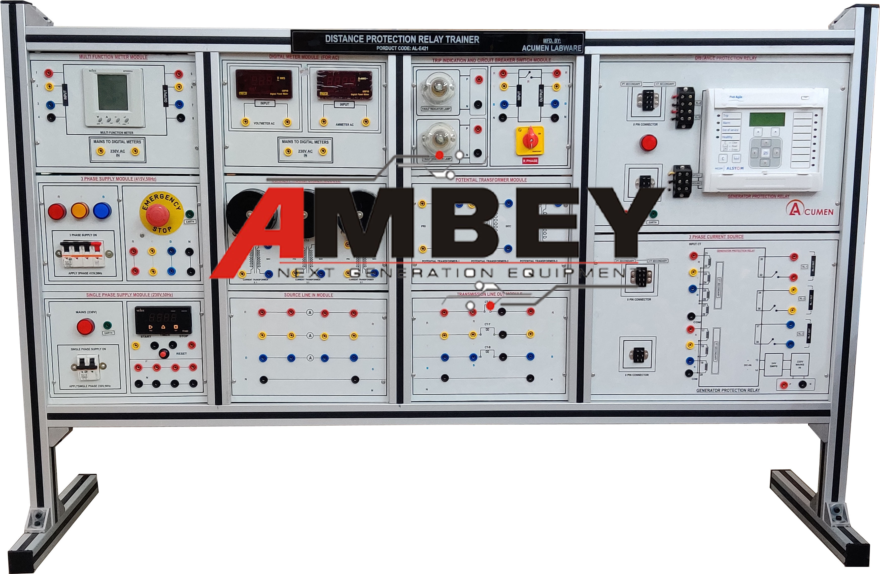 3 DISTANCE PROTECTION RELAY TRAINING SYSTEM